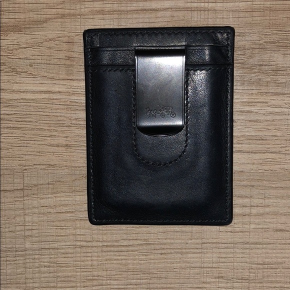 Coach card case with money clip - Picture 2 of 4